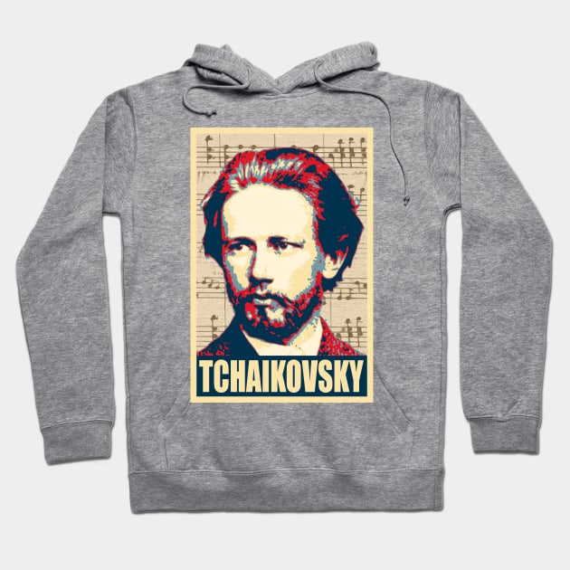 Tchaikovsky Music Composer Hoodie by Nerd_art